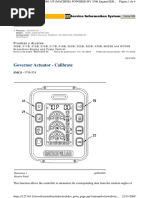 Governor Actuator - Calibrate: Pruebas y Ajustes