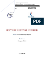 Rapport de Stage STEG