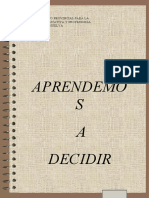 Aprendemos A Decidir