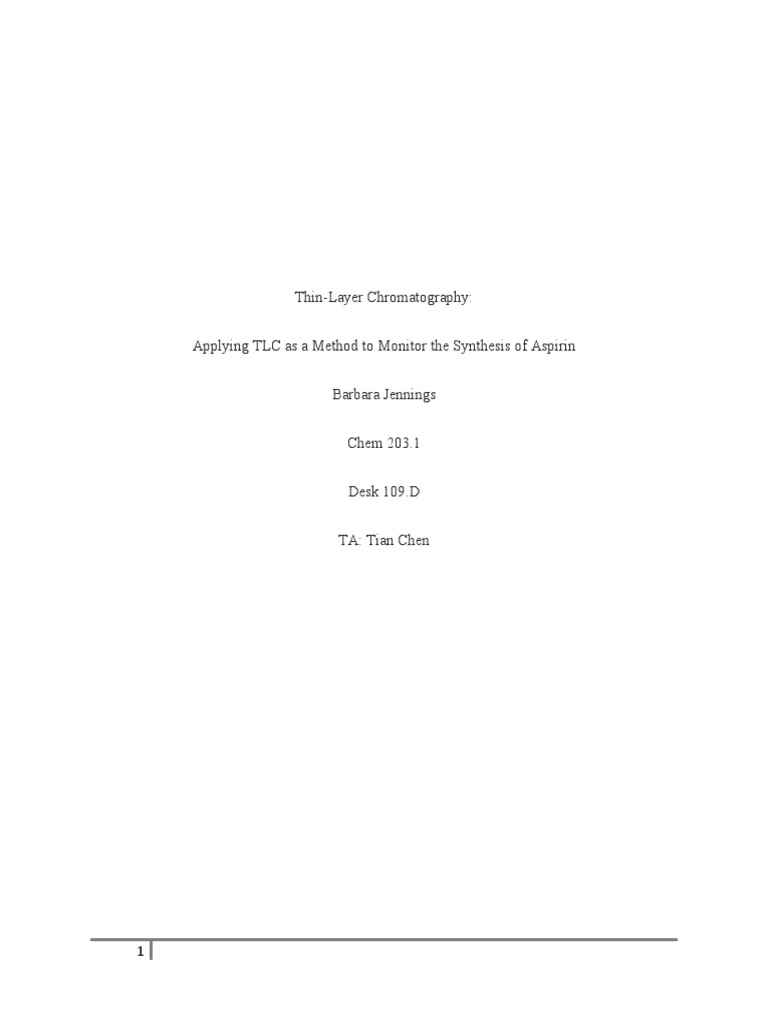 Thin Layer Chromatography PDF Thin Layer Chromatography