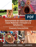 Entrenamiento de Elaboración Del Cacao Medicinal e Iniciación A La Sahumación.