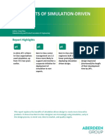 The Benefits of Simulation-Driven Design: Report Highlights