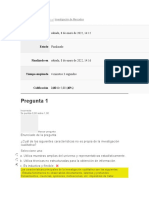 Evaluación Inicial Investigación de Mercados