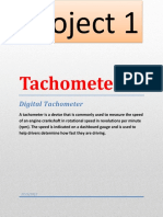 Project 1: Tachometer