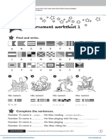 Reinforcement Worksheet 1: Hello!