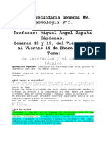 3 Grado S18 y S19 Clase y Actividades 07 Al 14 Enero 2022