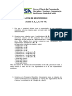 Lista - de - Exercícios - 2