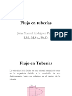 Apuntes sobre FLUJO EN TUBERÍAS con ejemplos