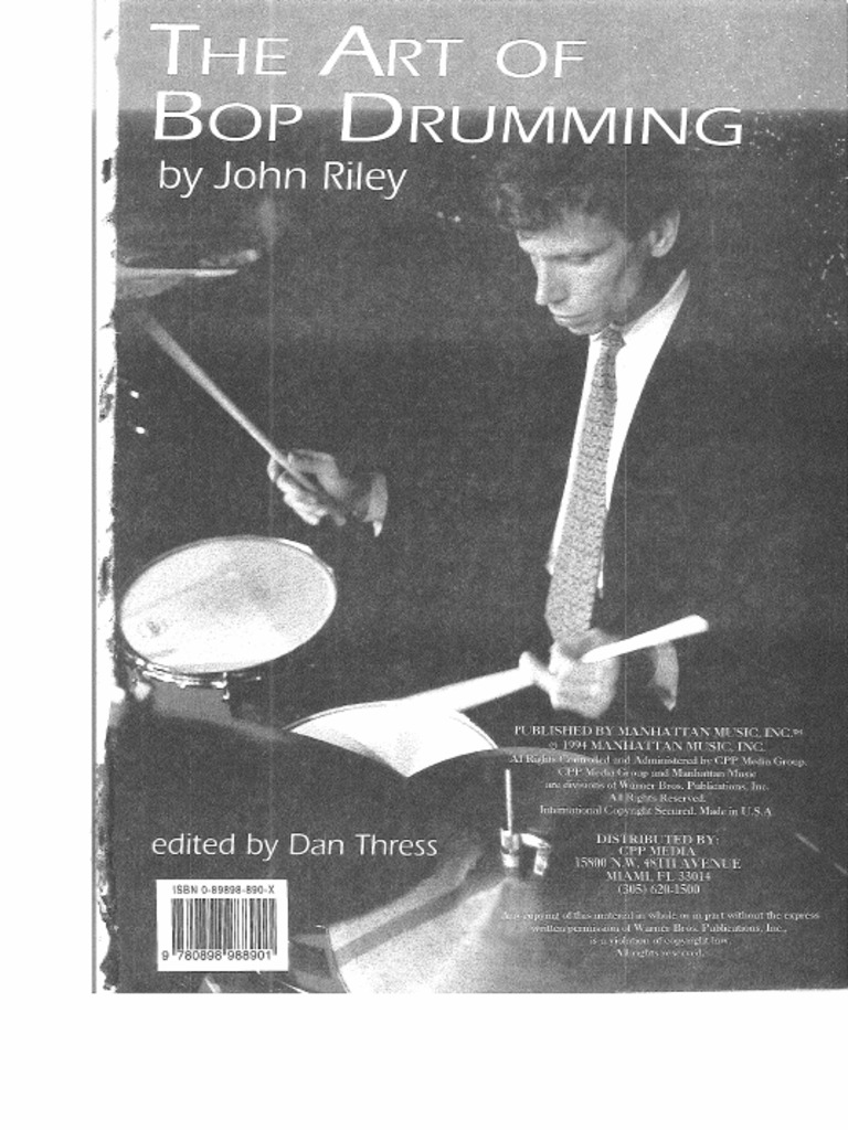 The Art of Bop Drumming PDF