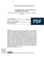 A trajetória das bibliotecas universitárias brasileiras de 1901 a 2010