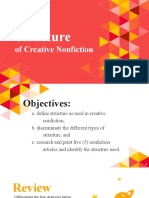 Structure of Creative Nonfiction