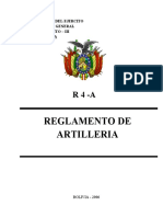 R4-A Reglamento de Artilleria