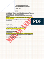 Evaluación de Matemática Financiera de la Universidad Andina del Cusco