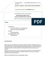 Methodology Guidelines 2019 - Annex B - Social Risk Factors Overview - Emergency Management Ontario