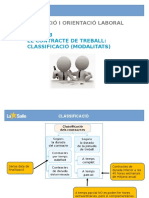 3 Contracte de Treball. Classificació NO MODALITATS