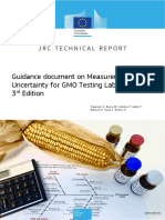 Guidance Document On Measurement Uncertainty For GMO Testing Laboratories - 3 Edition