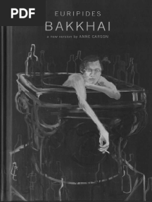 Euripides - Bakkhai A New Translation by Anne Carson
