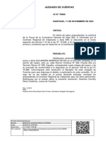 Juzgado de Cuentas: Exp.: 4-2019 POR Autoriza Doña Rosa María Devia Funes, Secretaria Abogada Subrogante