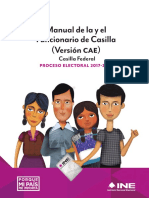 Manual de La y El Funcionario de Casilla Versión CAE (FEDERAL)