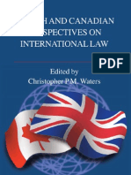 British and Canadian Perspectives On International Law
