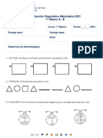 Prueba Diagnostivo Matematica Primeros Baisicos