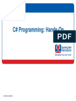 C# Programming: Hands-On: Course 419
