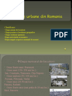 Asezarile Urbane Din Romania