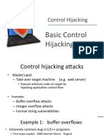 Basic Control Hijacking A5acks