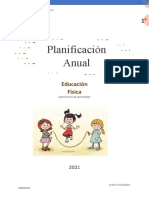 Planificación anual Educación Física primaria 2021