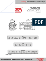 IEC 355M/L Frame B3 4,6 and 8 Pole: Drawing