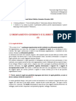 Appunti Diritto Pubblico Università degli Studi di Torino (Economia Aziendale)
