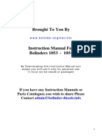 Manual For BM 1053 1054