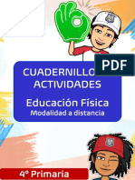 4°. Cuadernillo de actividades Educación Física