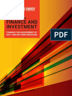 Finance and Investment: Theme Report On