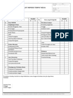 CheckList Inspeksi Tempat Kerja