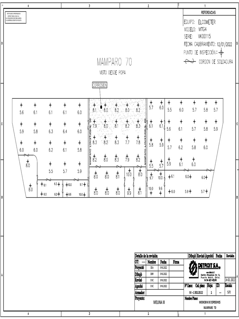 Mamparo 70 Rep | PDF