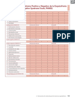 4.1. Escala para El Síndrome Positivo y Negativo de La Esquizofrenia