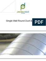 Single Wall Round Duct & Fittings