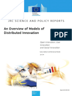 An Overview of Models of Distributed Innovation: Open Innovation, User Innovation and Social Innovation
