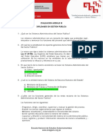  Evaluacion Modulo III Diplomado en Gestion Publica