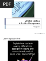 Variable Costing: A Tool For Management: © 2010 The Mcgraw-Hill Companies, Inc