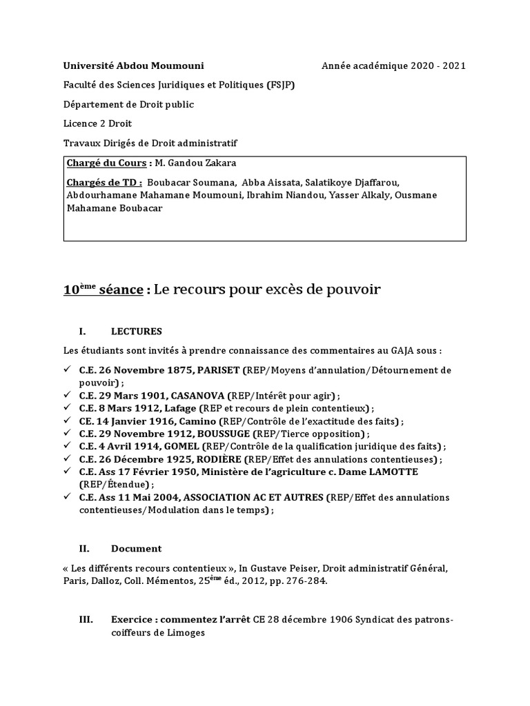 Arrêt Compagnie Nouvelle Du Gaz De Deville lès rouen Fiche 10 | PDF