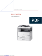 Ir1022/1024 - Copy Print and Fax