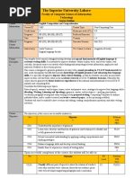 The Superior University Lahore: Faculty of Computer Science & Information Technology