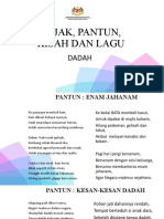 Sajak, Pantun, Kisah Dan Lagu