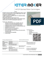 PFI HFCP Series Polypropylene High Flow Element Filter Cartridge