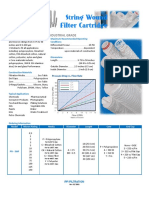PFI SWF Series String Wound Filter Cartridges Data Sheet