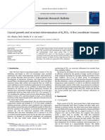 Materials Research Bulletin: H.S. Khalsa, M.D. Smith, H.-C. Zur Loye