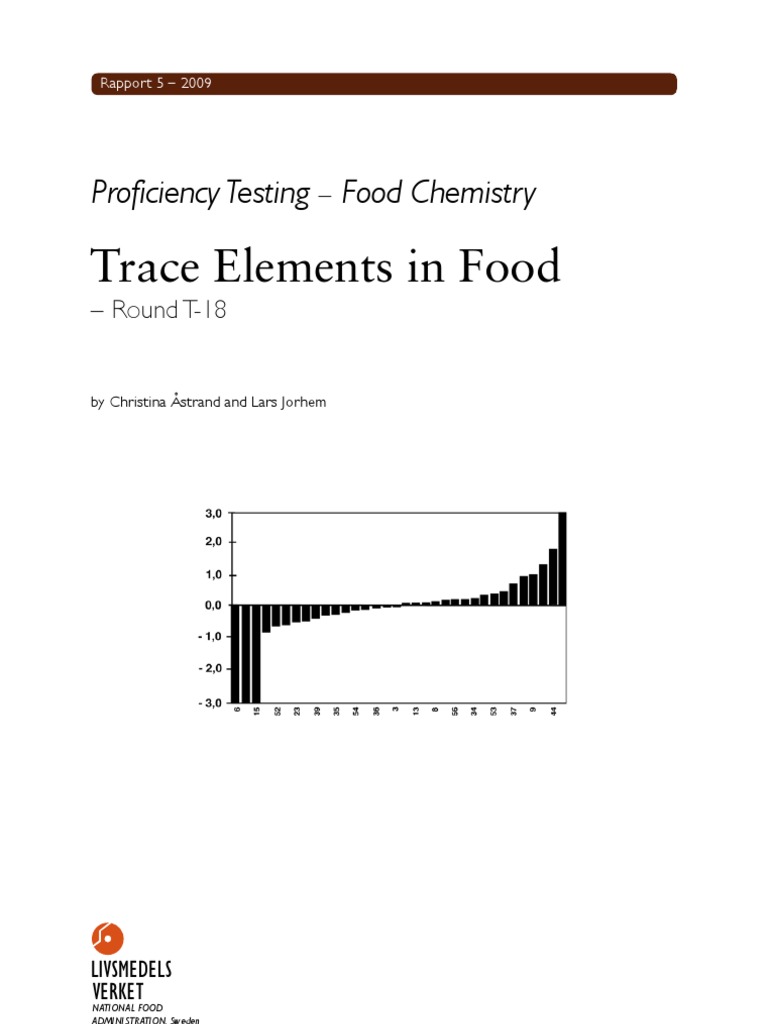 Proficiency Testing Report: Trace Elements | PDF | Nitric Acid | Variance