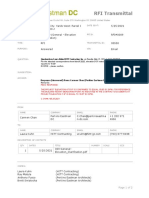 Transmittal - RFI - RFI#0009 (Responded and Closed)